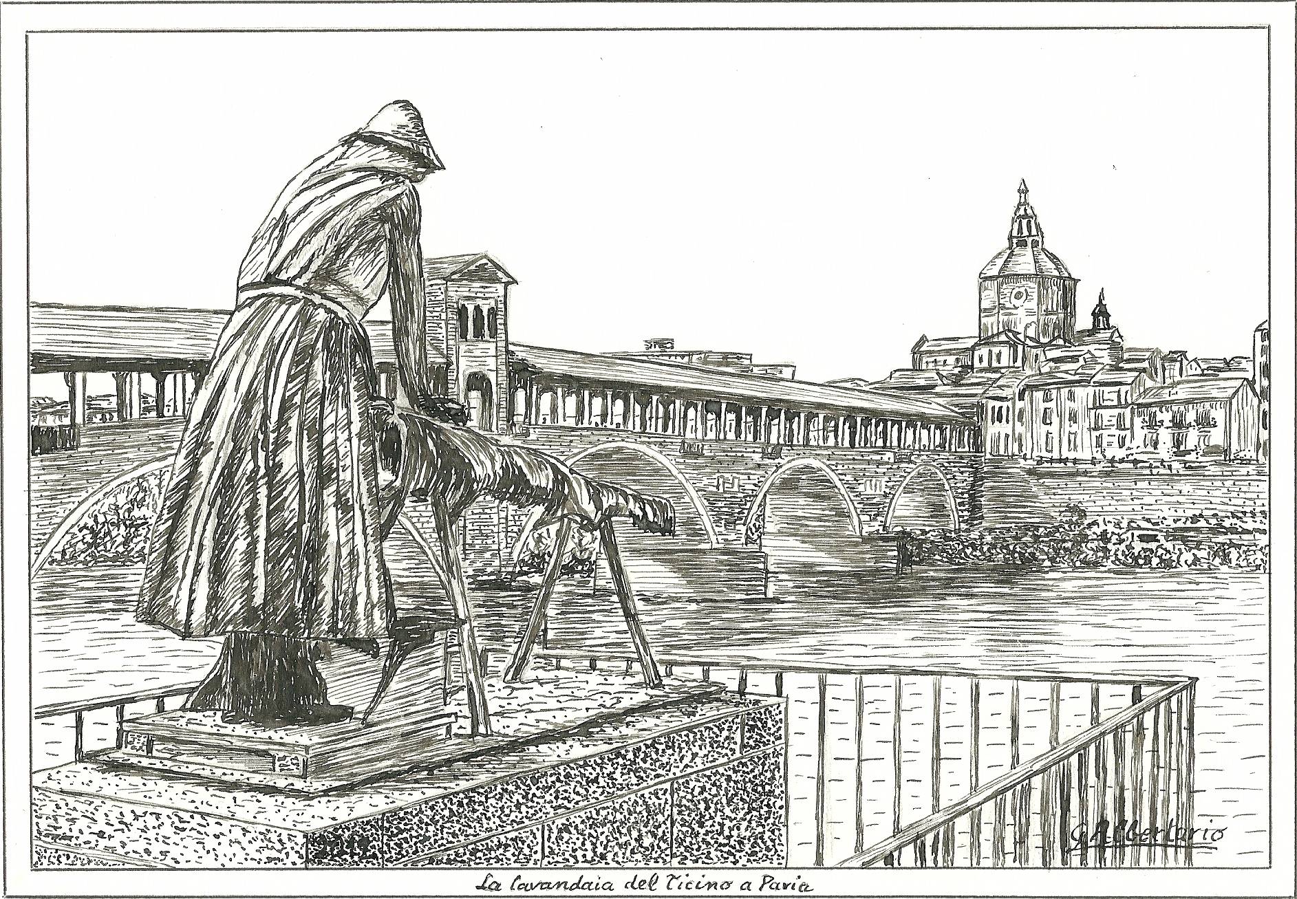 La Lavandaia del Ticino a Pavia